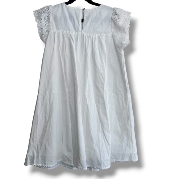 NWT! Lola + The Boys All About the Beaded Ice Cream Ruffle White Dress Size 10Y - Picture 5 of 9